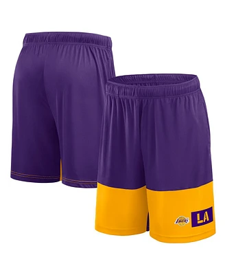 Logo Athletic Men's Purple Los Angeles Lakers Best of the Best Shorts