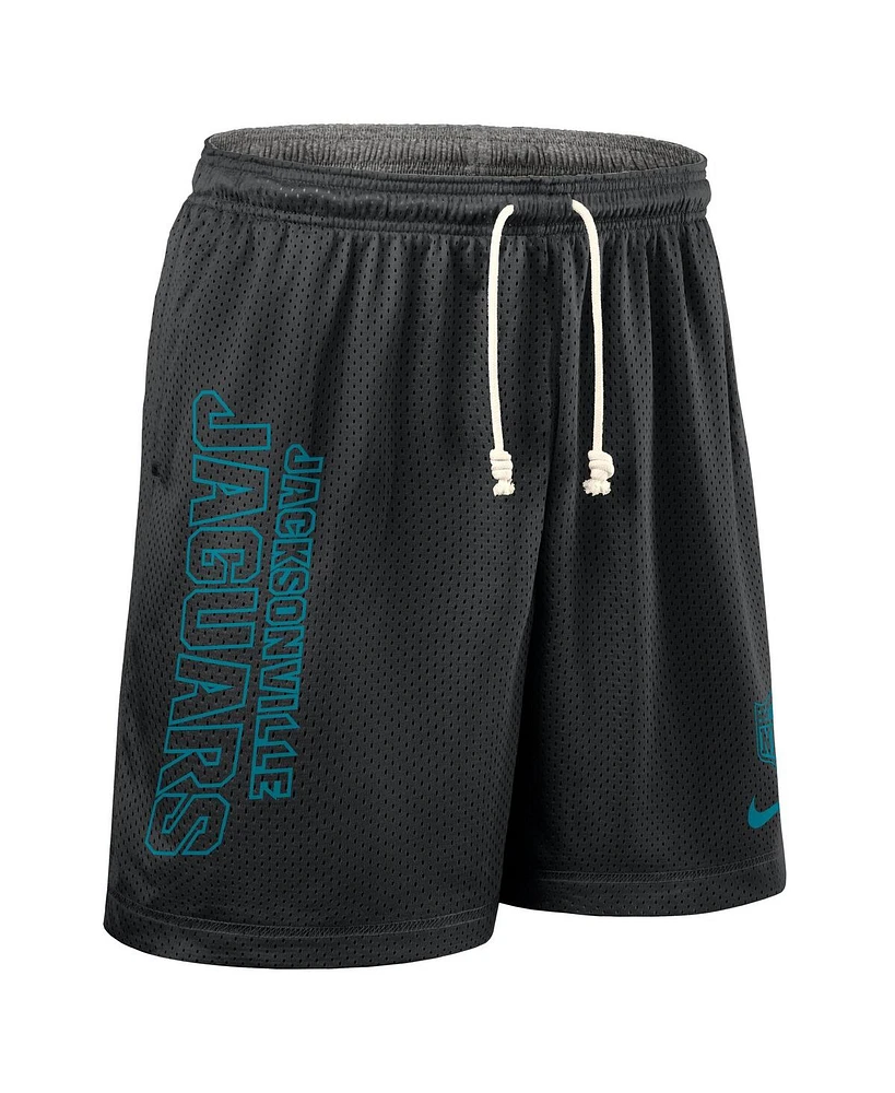 Nike Men's Black Jacksonville Jaguars Sideline Reversible Performance Shorts