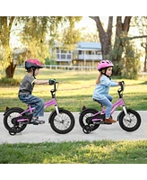 Kids Bicycle with Dual Brakes Training Wheels for Beginner Riders