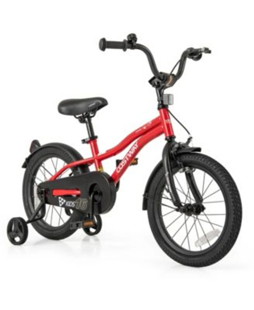 Bicycle for Kids with Adjustable Seat Bell Reflectors for Visibility