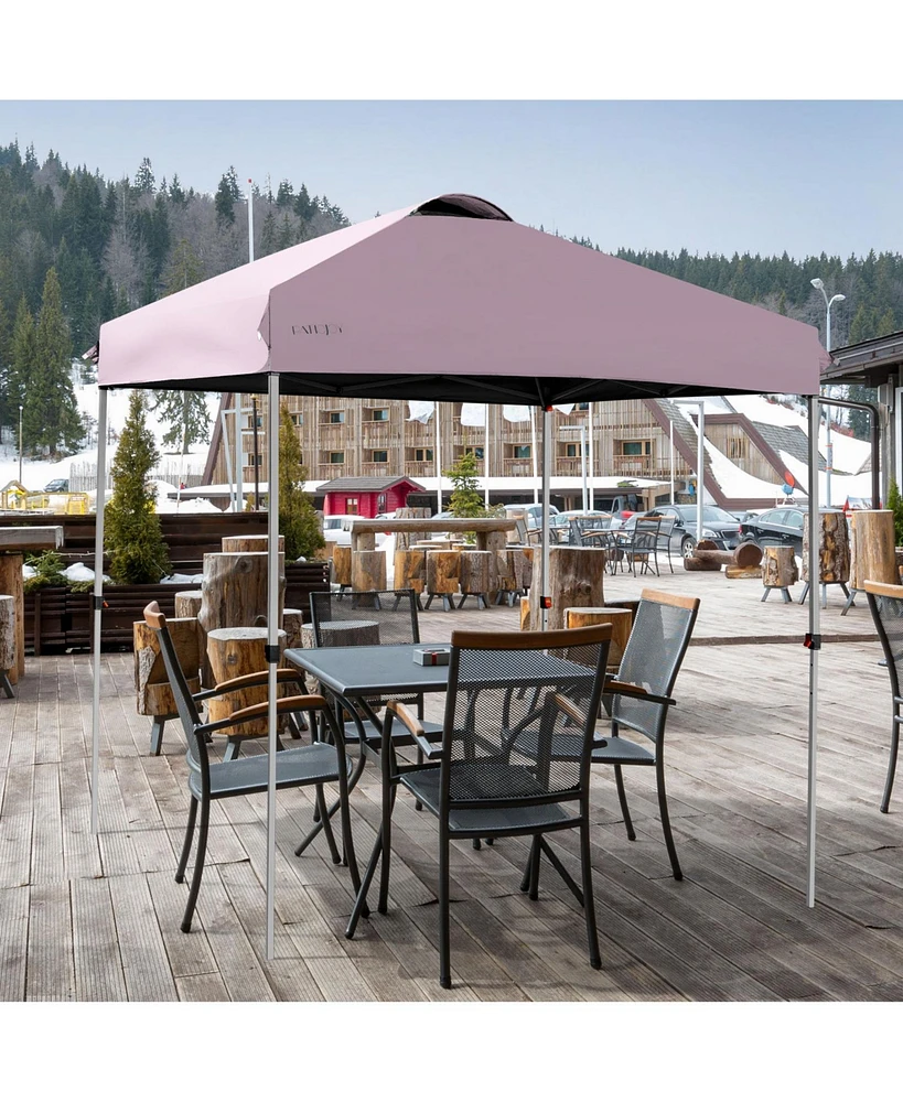 Outdoor Pop-up Canopy Tent with Roller Bag for Easy Transport and Setup