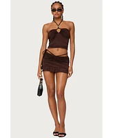 Edikted Women's Koda Bead Halter Top
