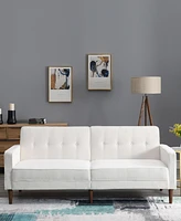 Gold Sparrow 80" Faux Fur Camden Convertible Sofa Bed, Created for Macy's