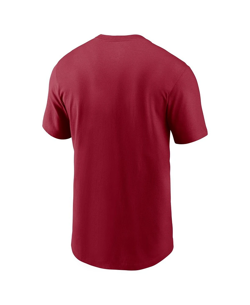 Nike Men's Cardinal Stanford 2025 Sideline Mantra Performance T-Shirt
