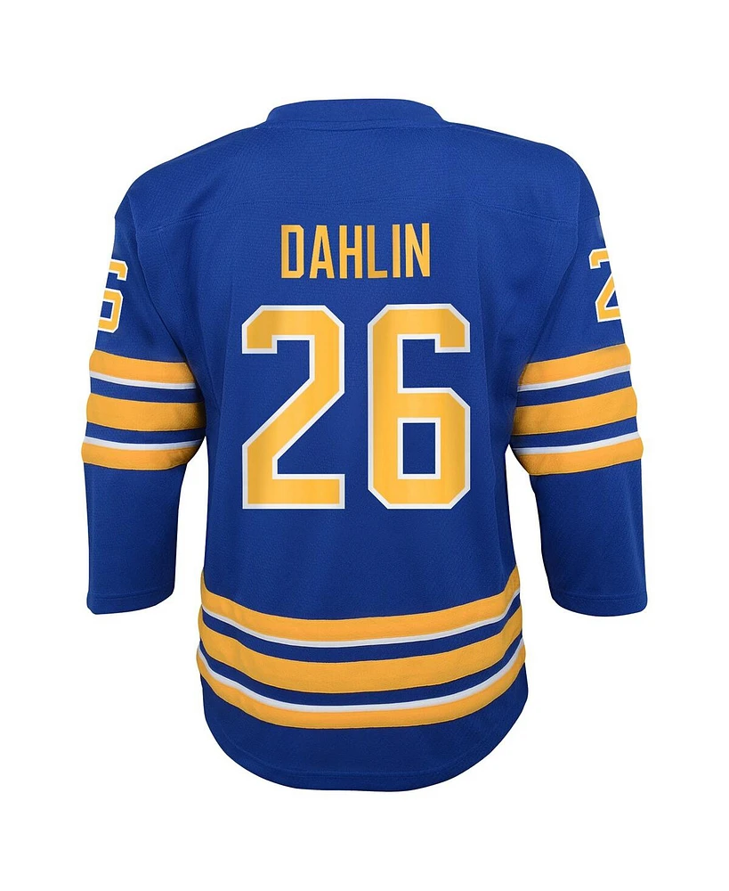 Outerstuff Big Boys and Girls Rasmus Dahlin Navy Buffalo Sabres Home Replica Player Jersey