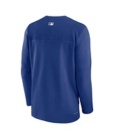 Nike Men's Royal New York Mets Authentic Collection Uv Quarter-Zip Sweatshirt