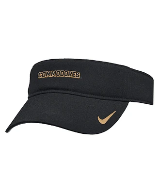 Nike Men's Vanderbilt Commodores 2025 On-Field Ace Performance Adjustable Visor Hat