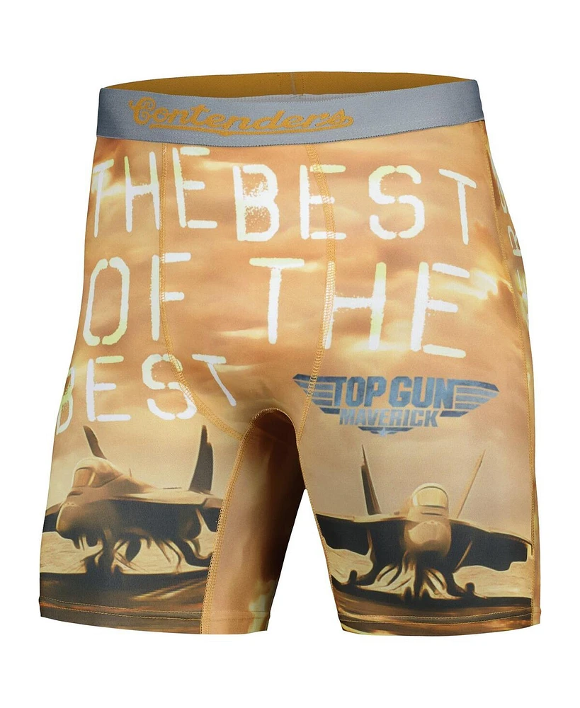 Contenders Clothing Men's Orange Top Gun: Maverick Boxer Briefs