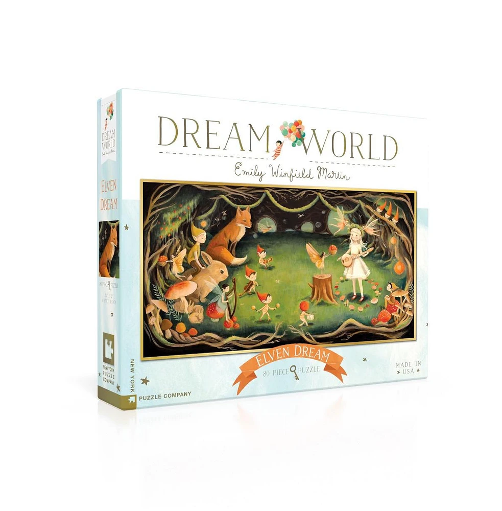 New York Puzzle Company Elven Dream 80 Piece Puzzle