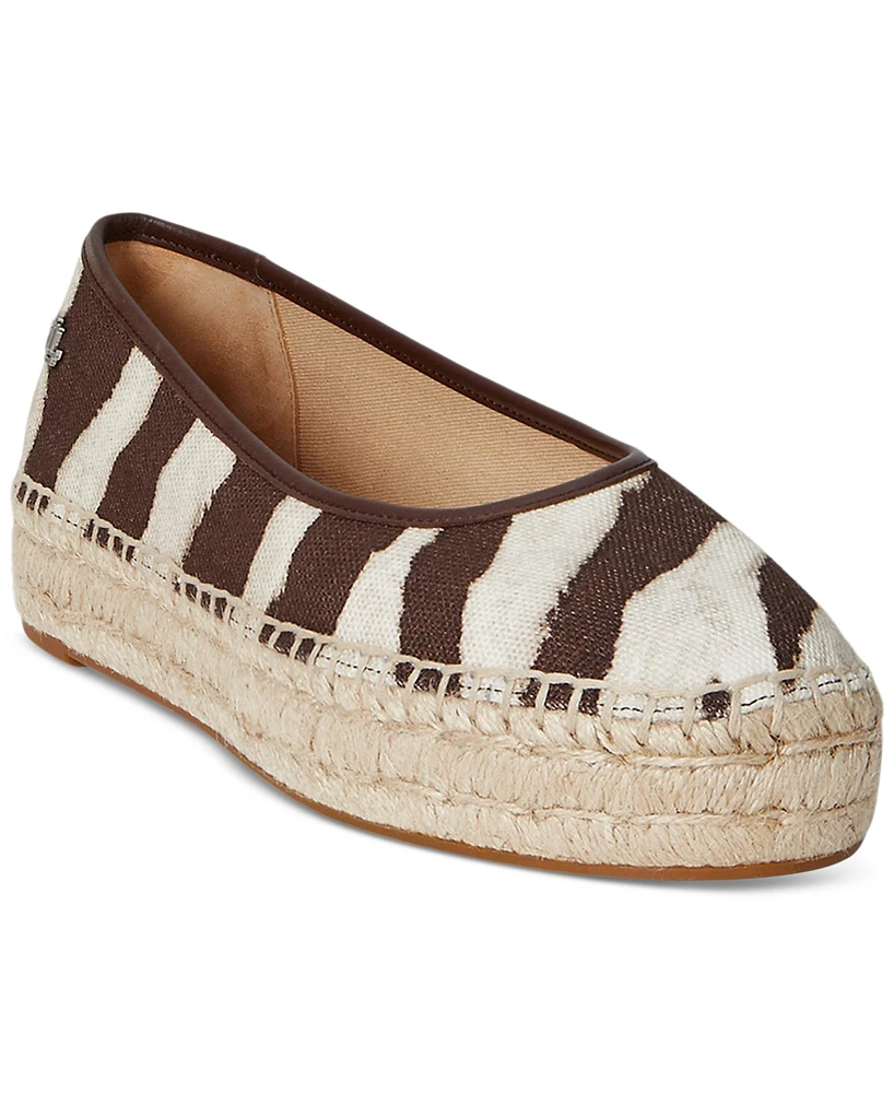 Lauren Ralph Women's Luize Espadrille Ballet Flats
