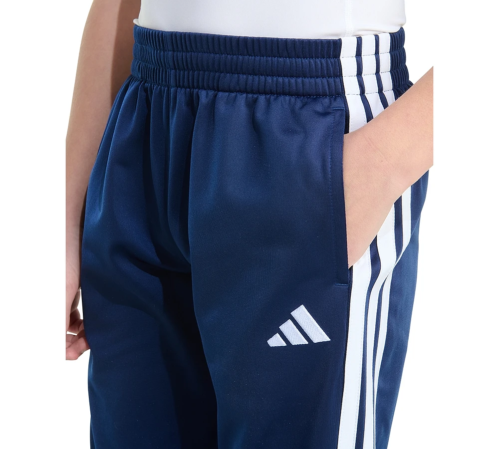 adidas Big Boys Elastic-Waistband Essential 3-Stripe Jogger Pants