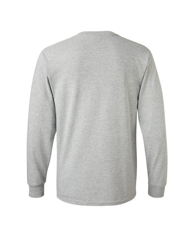 Superman Men's Man Of Steel Shield Long Sleeve Adult Tee / T-Shirt