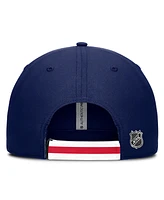 Fanatics Men's Navy/Red New York Rangers Authentic Pro Ripstop Adjustable Hat