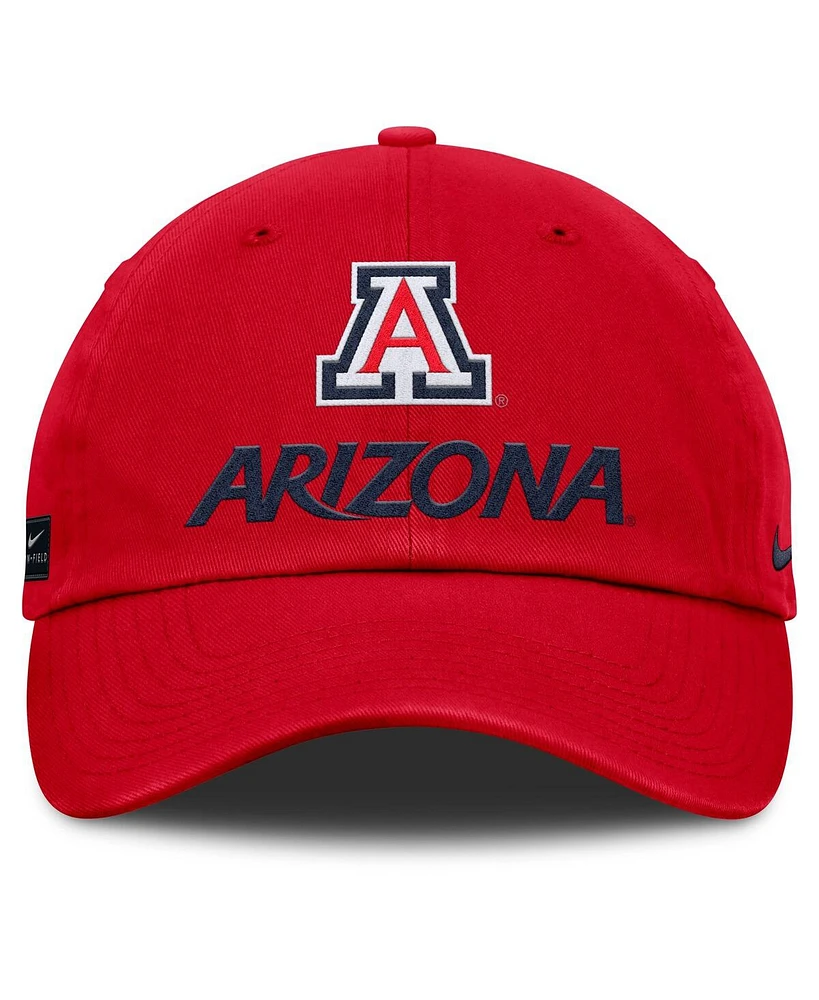 Nike Men's Red Arizona Wildcats 2025 Sideline Club Adjustable Hat