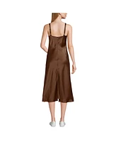 Lands' End Women's Satin Slip Dress