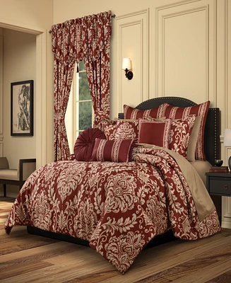 Royal Court Lazia Damask 3-Pc. Comforter Set