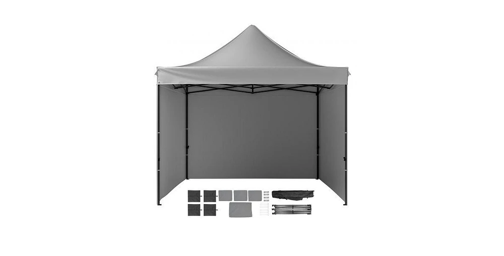 Slickblue Pop Up Canopy Tent with Removable Sidewalls Waterproof Portable Gazebo Wheels