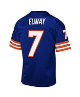 Mitchell & Ness Big Boys and Girls John Elway Royal Denver Broncos 1998 Throwback Fashion Jersey