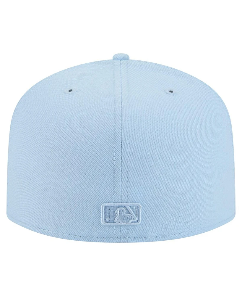 New Era Men's Light Blue Arizona Diamondbacks Color Pack A-Frame 59FIFTY Fitted Hat