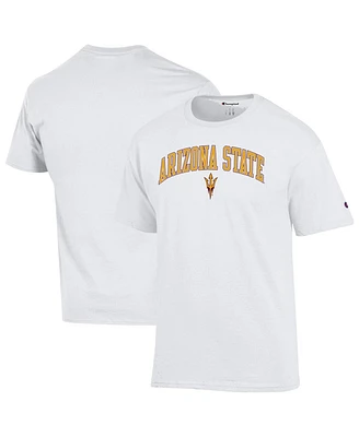 Champion Men's White Arizona State Sun Devils Arched Logo T-Shirt