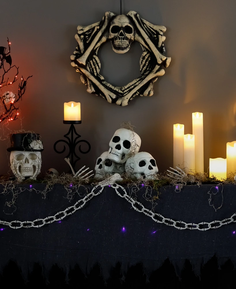 Northlight 144" Bone-Like Chain-link Halloween Decoration