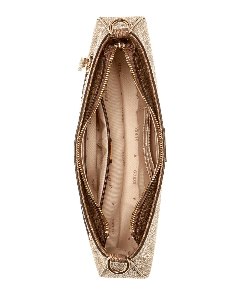 Guess Noelle Small Top-Zip Shoulder Bag