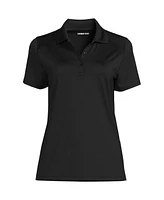Lands' End Women's Short Sleeve Feminine Fit Rapid Dry Polo Shirt
