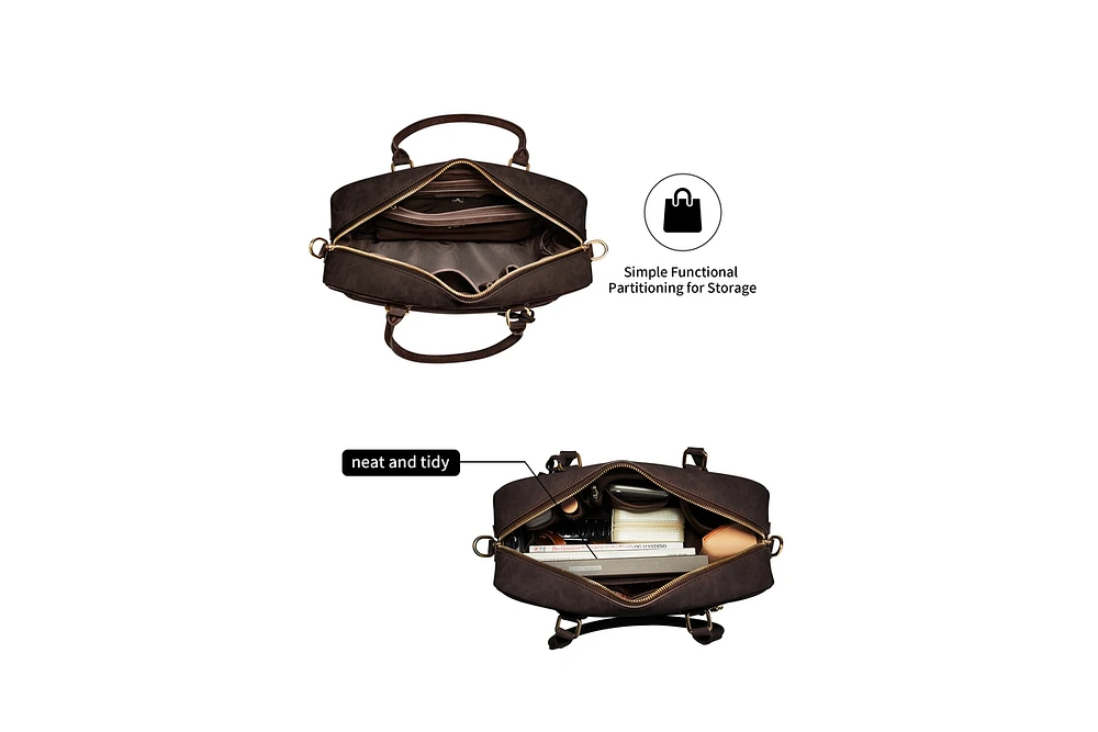 Margaret L Handbag Top Zipper Travel Bag Victoria Hyde