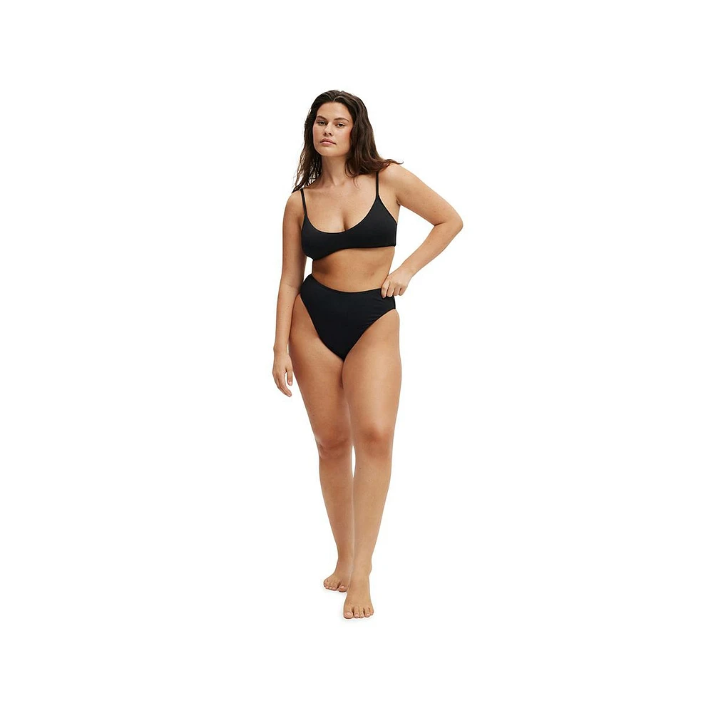 Cotton On Women's Super Scoop Bikini Top