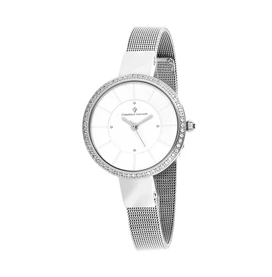 Christian Van Sant Women's Reign Silver Dial Watch