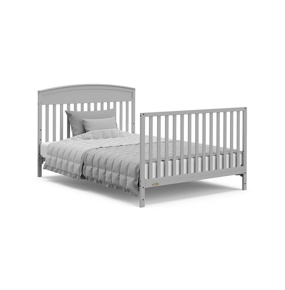 Graco Benton 5-in-1 Convertible Crib with Drawer (Pebble Gray)