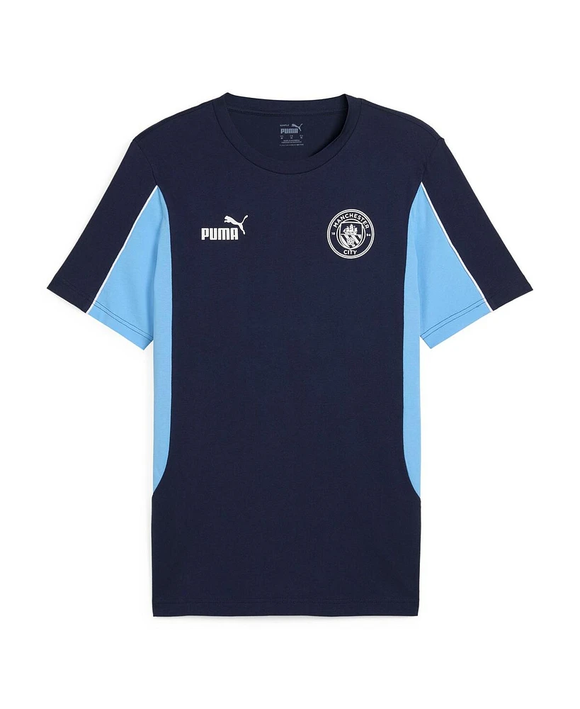 Puma Men's Navy Manchester City FtblARCHIVE T-Shirt