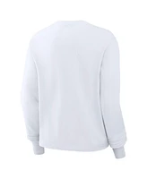 Nike Women's White Baltimore Ravens Essential Long Sleeve Boxy T-Shirt