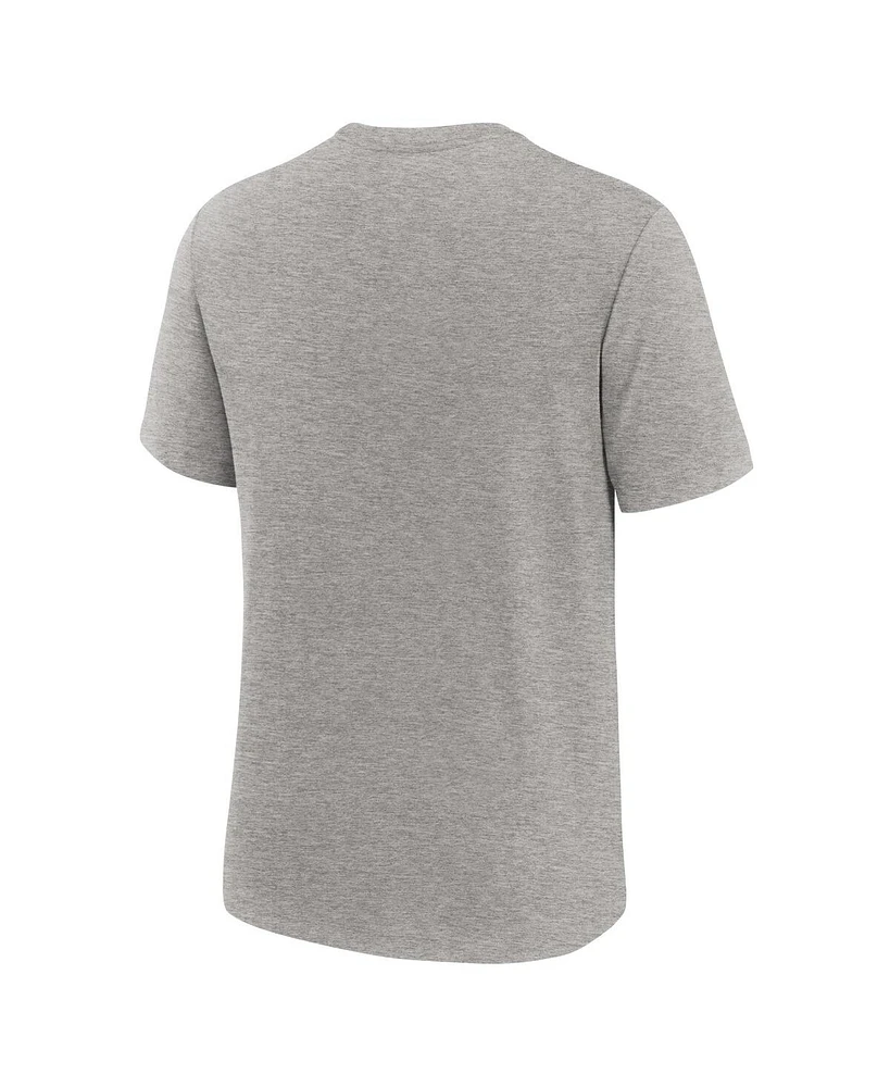 Nike Men's Heather Gray Kentucky Wildcats Legacy Arch Tri-Blend T-Shirt