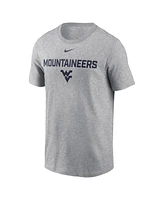 Nike Men's Heather Gray West Virginia Mountaineers Campus 2-Hit T-Shirt