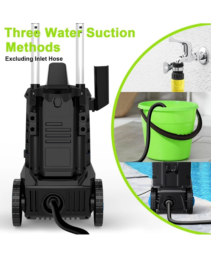Sugift 4000 Psi 2.6 Gpm Cold Water Electric Pressure Washer with 5 Quick-Connect Nozzles