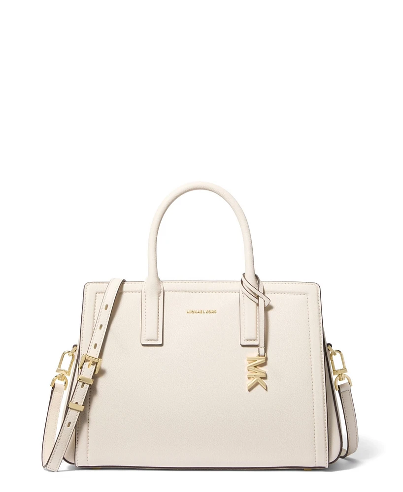 Michael Kors Laila Medium Leather Crossbody Satchel