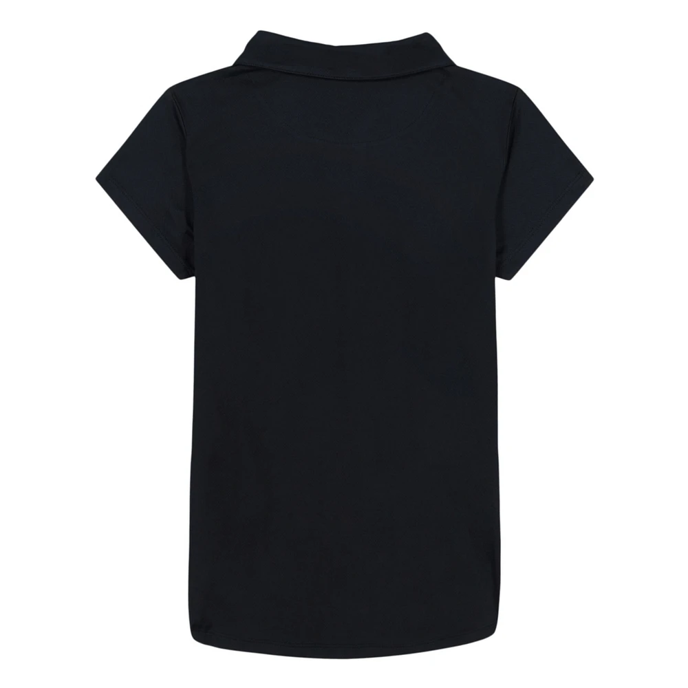 Nautica Big Girls Uniform Short Sleeve Performance Knit Polo Top