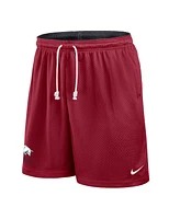 Nike Men's Cardinal/Gray Arkansas Razorbacks 2025 Sideline Reversible Performance Shorts
