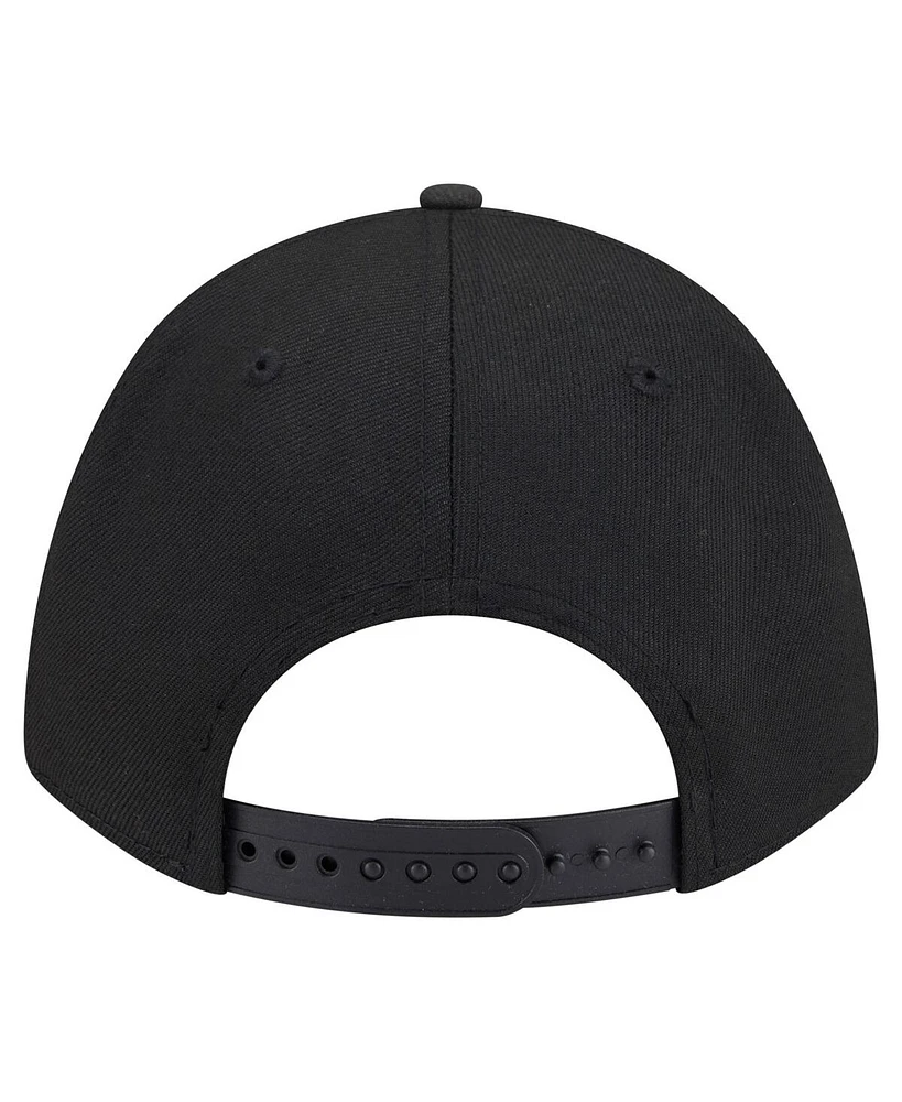 New Era Men's Black Green Bay Packers Team Collection 9FORTY M-Crown A-Frame Adjustable Hat