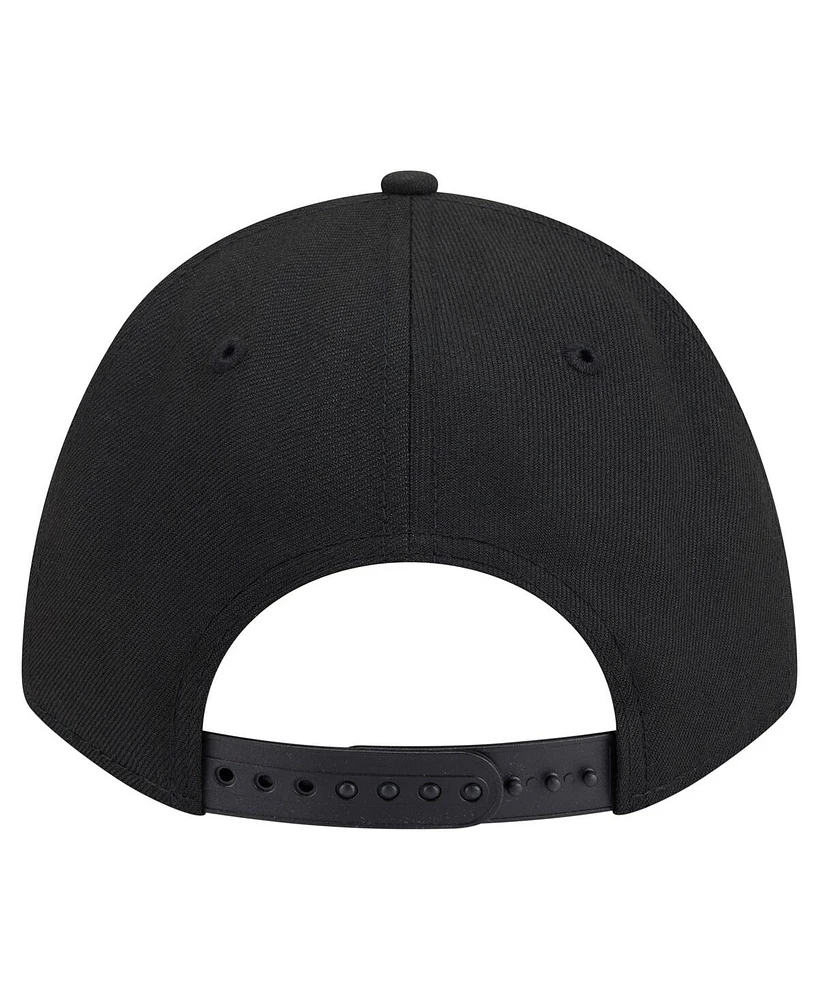 New Era Men's Black Cincinnati Bengals Team Collection 9FORTY M-Crown A-Frame Adjustable Hat