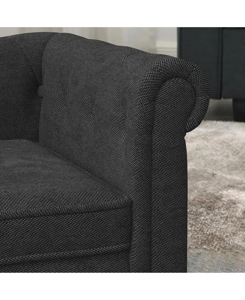 Streamdale Furniture Elegant Elevated Dog Sofa Bed - Black