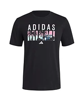Adidas Men's Black Formula 1 Miami T-Shirt
