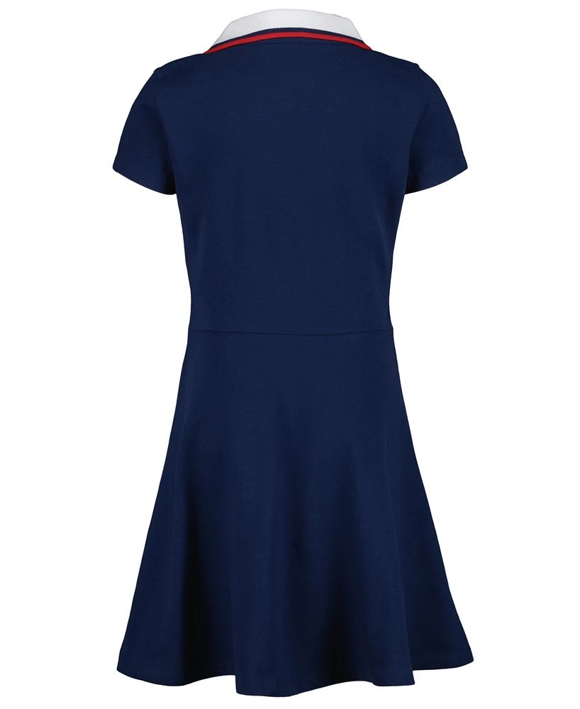 Tommy Hilfiger Big Girls Johnny Collar Solid Polo Dress