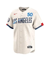 Nike Men's Mookie Betts Cream Los Angeles Dodgers City Connect Limited Player Jersey