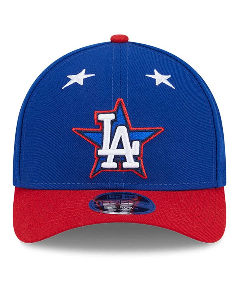 New Era Men's Blue/Red Los Angeles Dodgers 2025 Mlb All-Star Game Workout 9FORTY M-Crown Adjustable Hat