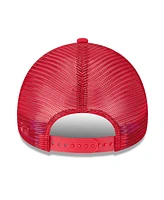 New Era Men's Red Washington Nationals 2025 Big League Chew A-Frame 9FORTY Adjustable Trucker Hat