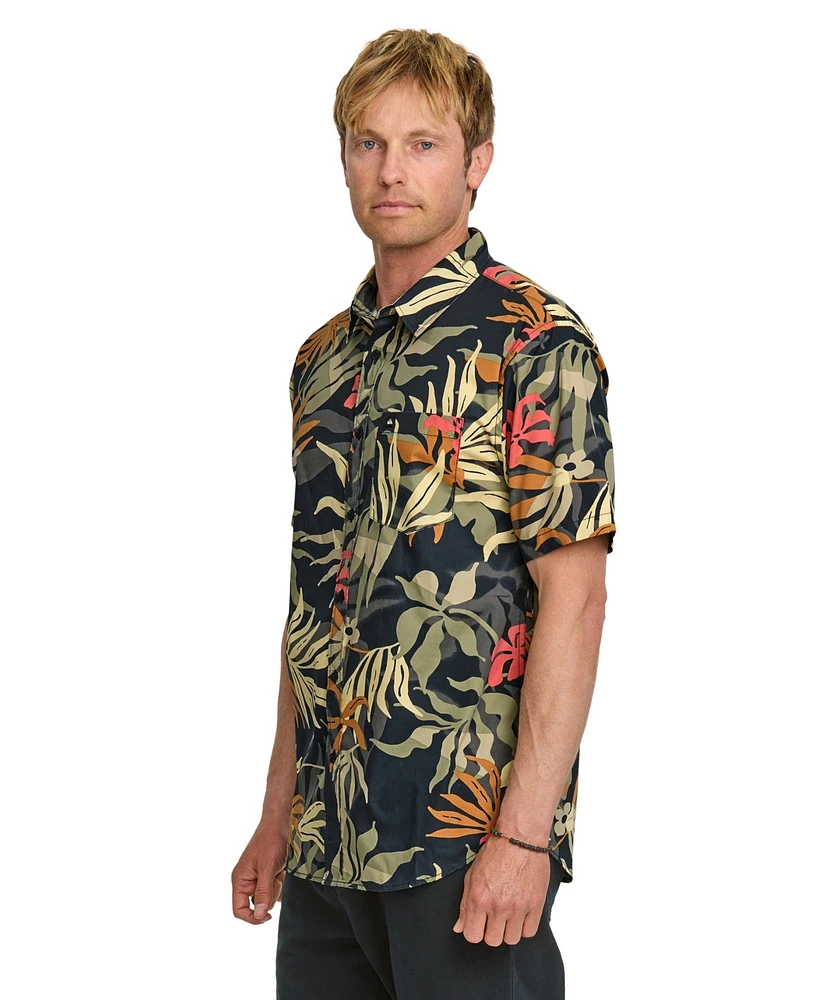 Quiksilver Men's Blueweed Classic Short Sleeve Shirt