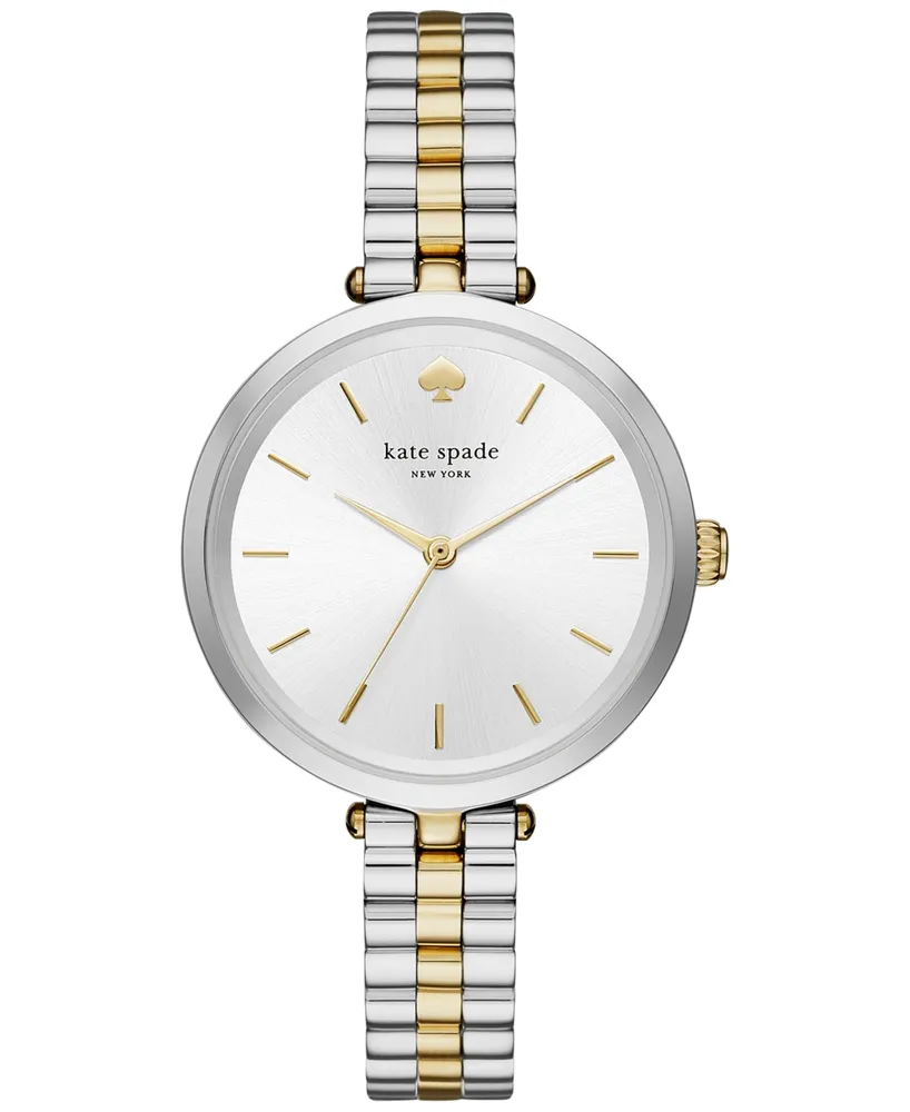 kate spade new york Women's Holland Two-Tone Stainless Steel Bracelet Watch 34mm KSW1119