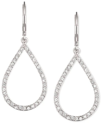 Anne Klein Pave Crystal Teardrop Earrings